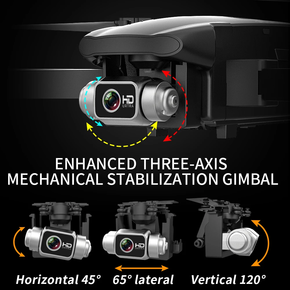 US $140.93 Newest CSF100 Drone 6K HD Camera 3Axis Gimbal 35 Mins Flight Time Brushless Aerial Photography GPS WIFI FPV VS SG906 Pro2 F11