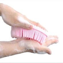 2 шт Мягкий силиконовый массажер для душа щетка для отшелушивания головы щетка для ванны душа для чистки тела шампунь для спа-процедур Массажная щетка