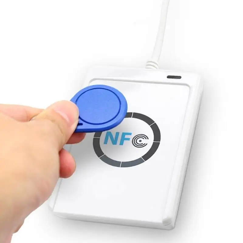 

RFID Smart Card Reader Writer Copier Duplicator Writable Clone Software USB S50 13.56mhz ISO/IEC18092+5pcs M1 Cards NFC ACR122U