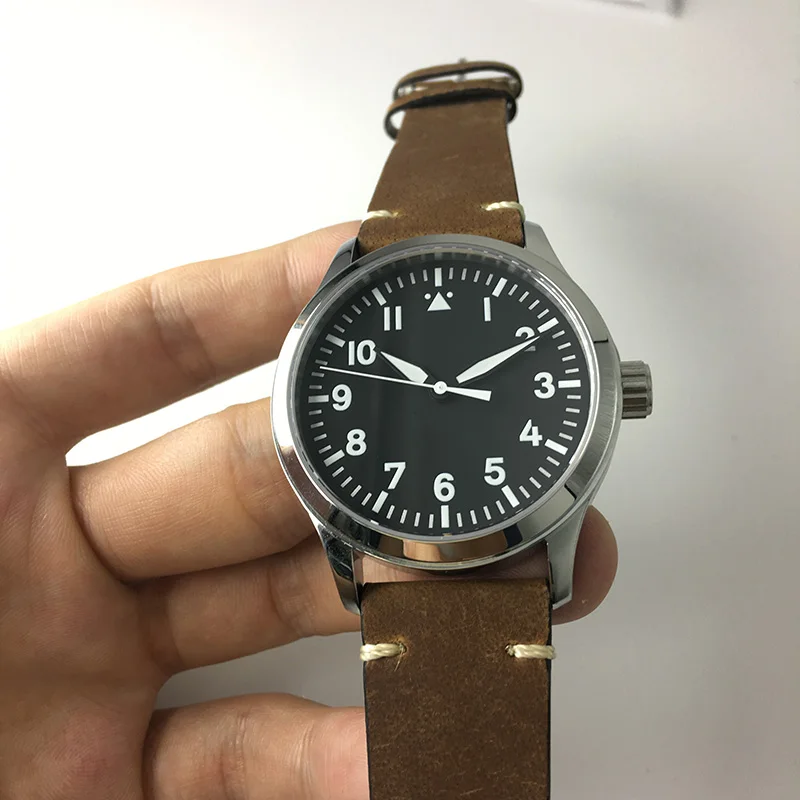 

stainless steel automatic watch mechanical watch watch men Luminous waterproof Leather 42MM KGT4