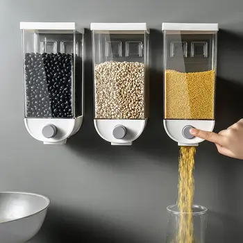 

Food Storage Box Kitchen Wall-mounted Storage Tank Plastic Container Storage Food Storage Airtight Container