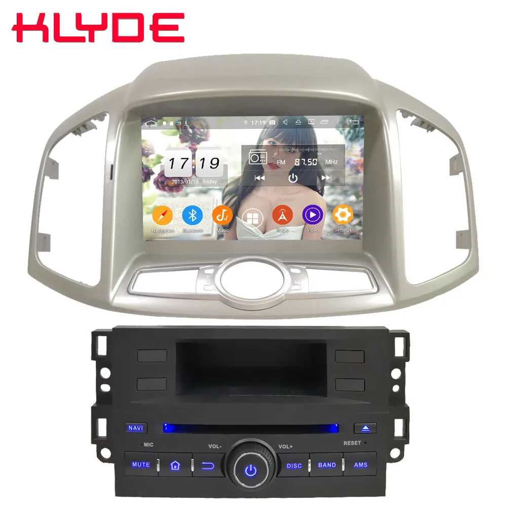Klyde ips 4G Android 9,0 Восьмиядерный 4 Гб ОЗУ 64 Гб ПЗУ DSP BT автомобильный DVD мультимедийный плеер радио для Chevrolet Captiva Epica 2012