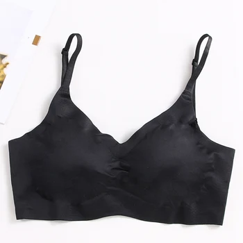 

Women Bra Sexy Lingerie Gathered Chest Push-up No Rims sleep Bras New Arrival