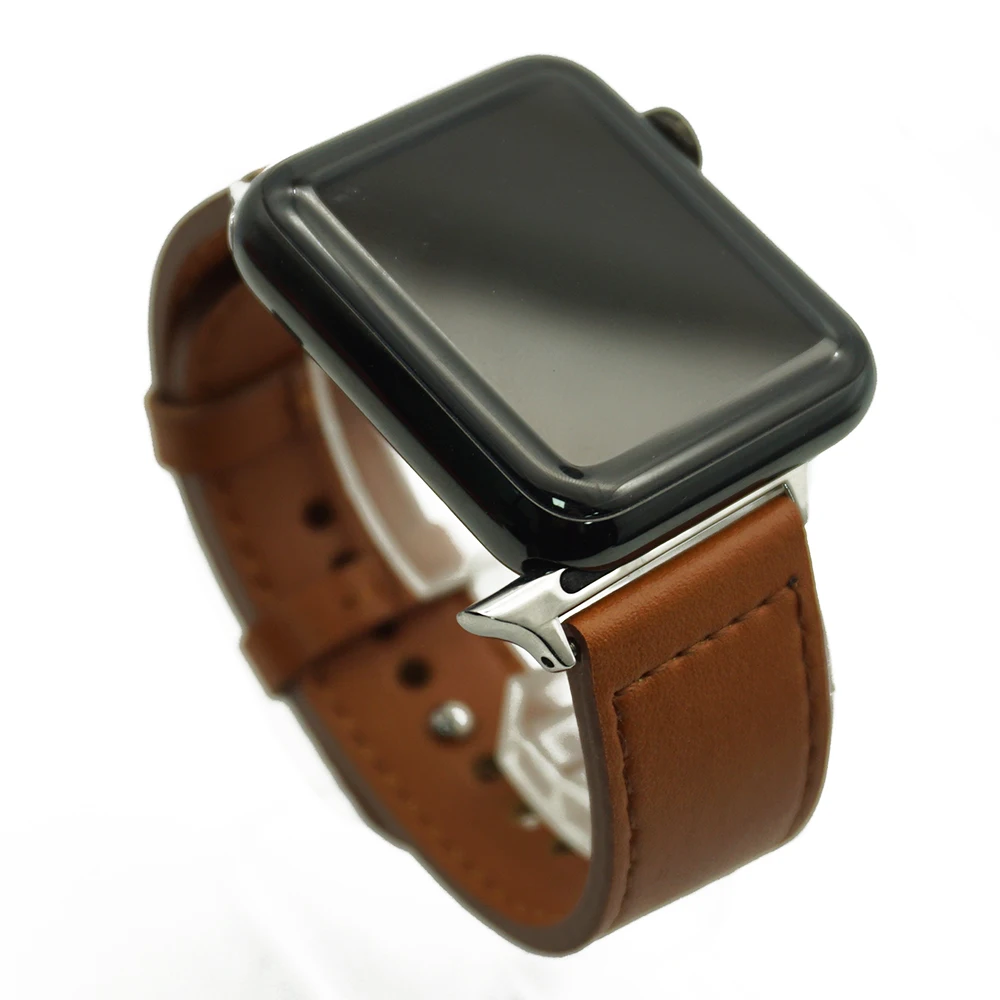 

Strap For Apple Watch Band 44mm 40mm iwatch Band 42mm 38mm Genuine Leather Bracelet Belt Watchband For Apple Watch 5/4/3/2/1