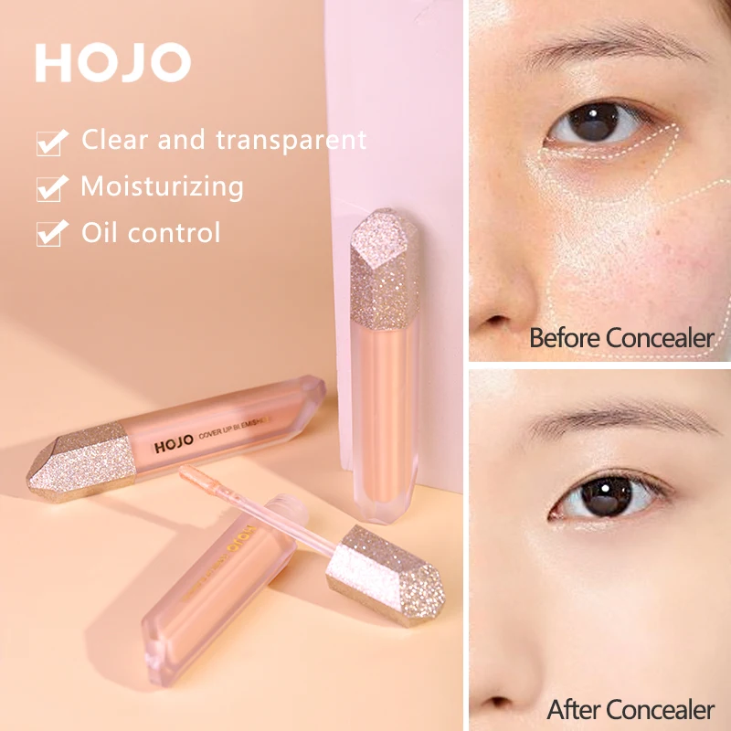 

HOJO Professional Liquid Concealer Cosmetic Face Contour Palette To Dark Circles Scar Concealer Long-lasting Face Makeup TSLM2