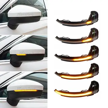 

2pcs For VW Volkswagen Tiguan MK2 2017 Touareg MK3 2019 LED Dynamic Turn Signal Light Side Rearview Mirror Indicator Sequential