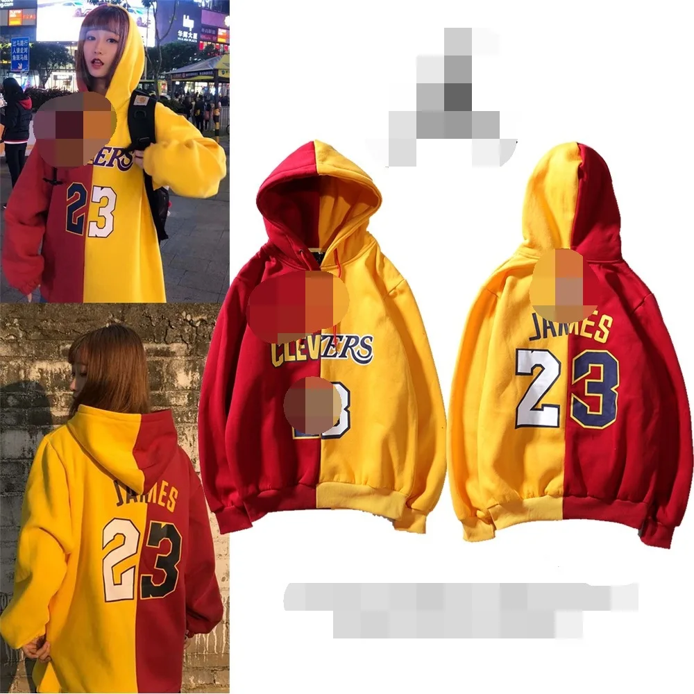 

2019 Europe And America Autumn & Winter Versatile New Style Casual Cartoon Overseas Edition Team Contrast Color Long Sleeve Yout