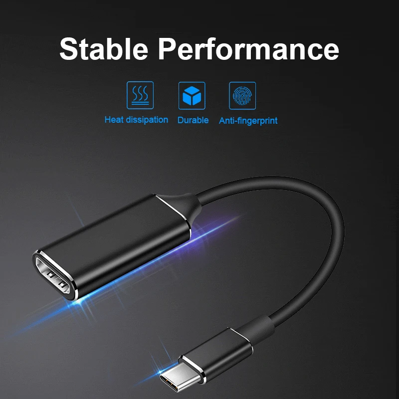 USB C  ̺,   CŸ-HDMI ȣȯ  ̺, ƺ, Ｚ  S10, ȭ Ʈ P20 , 4K, 30Hz