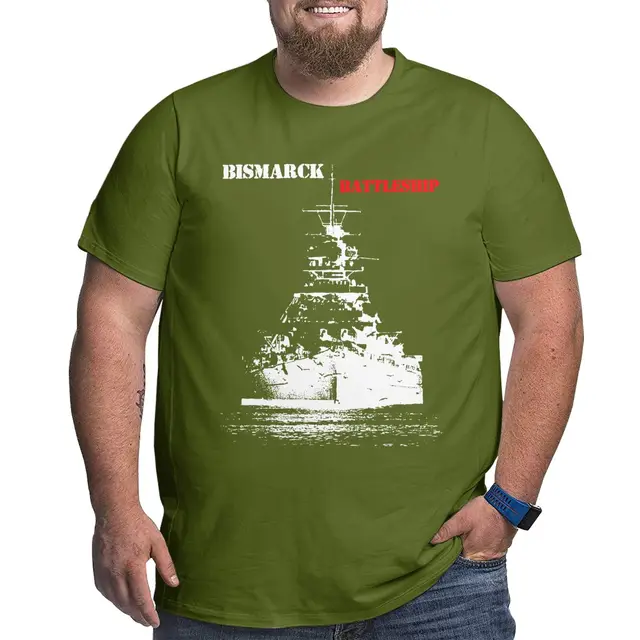 Navy Army Bismarck Battleship T Shirts 