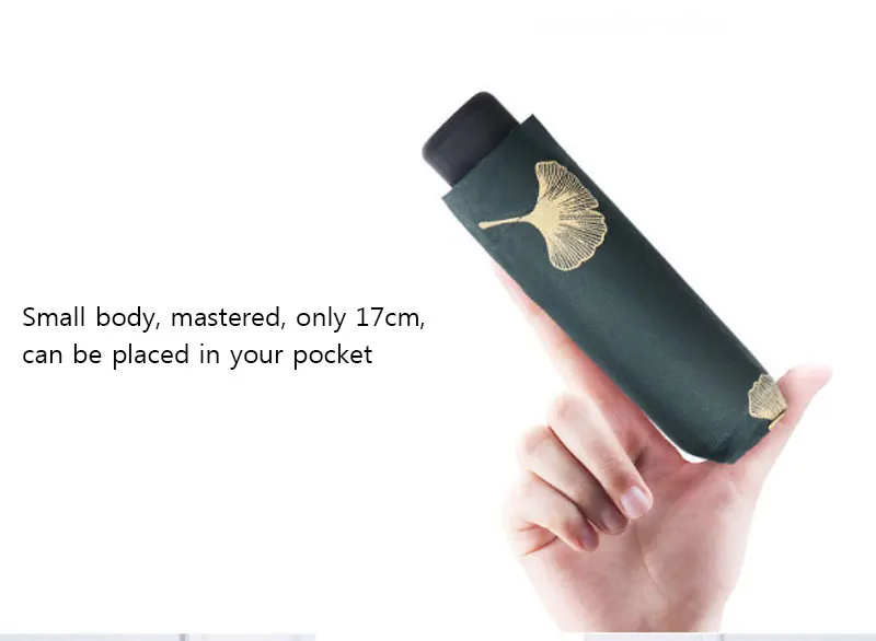 Automatic Black Coating Coated Sun Umbrella Sunscreen Windproof Umbrella Ladies Dual-Use Folding Umbrella