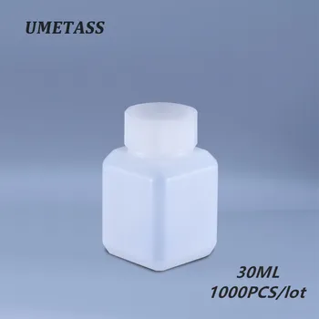 

UMETASS Empty 30ML HDPE Refillable bottles wholesale packaging container for Reagent Cosmetic Essential oil 1000PCS/lot