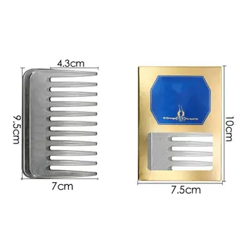 

Portable Wide Tooth Comb Oil Head Texture Combs Hairdressing Tool