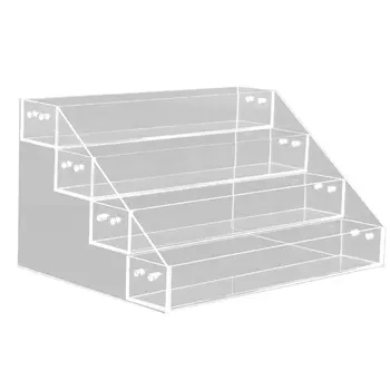 

Acrylic Nail Polish Display Stand Multi-Layer Plastic Transparent Frame Mask Lipstick Display Rack Cosmetic Storage Box