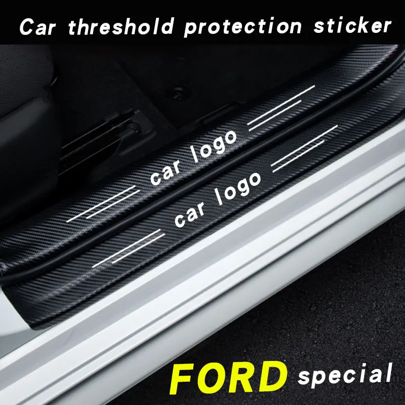 Автомобильные наклейки на края двери универсальная защита для Ford Focus 2 3 Mondeo Ecosport