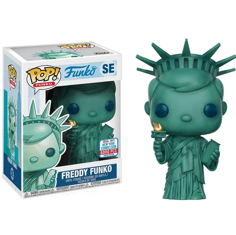 Funko Pop Статуя Свободы Коллекционная модель игрушки Нью-Йорк винил экшн детская