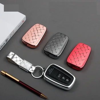 

Car key Case Electroplating Shiny Cover For Toyota Camry Corolla C-HR CHR Prado RAV4 Prius 2018 2019 2020 2/3/4 Buttons