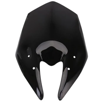 

Windshield for Kawasaki Z800 2012-2016 Black Motorcycle Windscreen Screen Protector Wind Deflectors Shield Double Bubble
