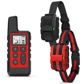 

Remote Dog Training Barking Tool -Shock Vibration SoundWaterproof Anti Barking Collar For Dog Collar Vibration Collars