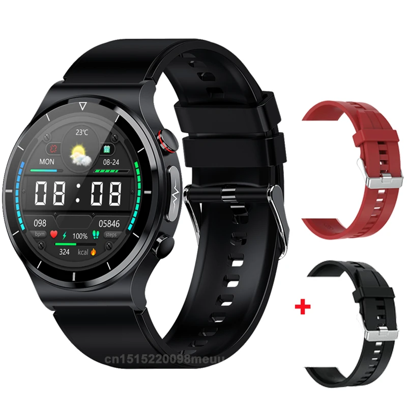 E88 Smart Watch Men Watch 1.32 inch Screen EGG Collector IP68 Waterproof BodyTemperature Wireless charger Watches PK E80 E86 