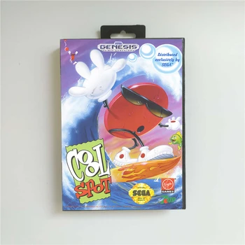 

Cool Spot - USA Cover With Retail Box 16 Bit MD Game Card for Sega Megadrive Genesis Video Game Console