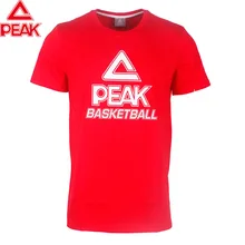 Пик баскетбольная футболка быстросохнущая дышащая спортивная баскетбольная рубашка мужская Повседневная футболка стадион баскетбольная майка