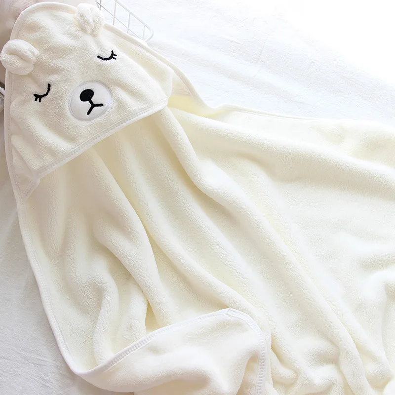 Toddler Baby Hooded Towels Newborn Kids Bathrobe Bath Towel Blanket Warm Sleeping Swaddle Wrap for Infant Boys Girls Bath Towel,Cotton Towel,Baby Towel,Baby Bathrobe