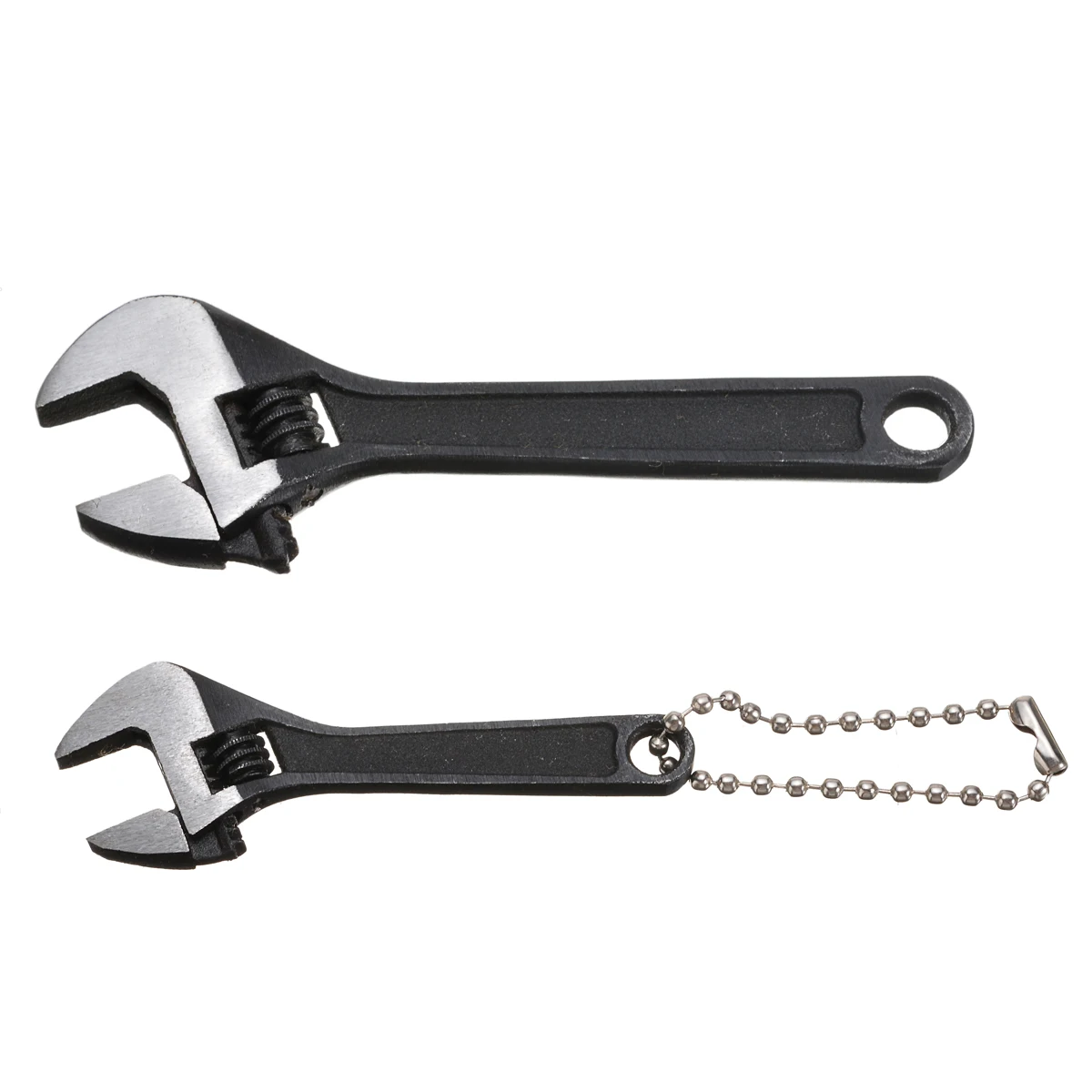 Black Mini Size 2.5 2.5 inch Adjustable Spanner Nut Wrench Tool Jaw Capacity 0~10mm
