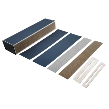 

Guitar Fret Leveling Beam Bass Guitar Leveler Fret Files with Self-Adhesive Sandpaper and 2 Fretboard Protector