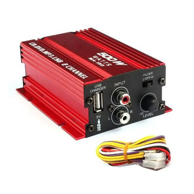 Mini Hi-Fi 500W 2 Channel Stereo Speaker for Car Stereo Speaker Easy Installation