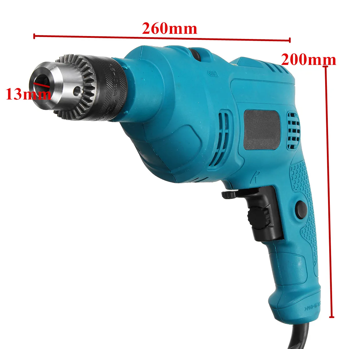 Electric Brushless Impact Drill 13MM Electric Rotary Hammer Handheld Impact Flat Drill Guns Torque Screwdriver Tools Set