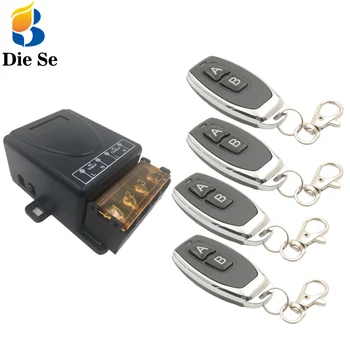 

433MHz Universal Remote Control Switch AC 110V 220V 30A 1CH rf Relay Receiver and Transmitter for Electric appliance On/Off