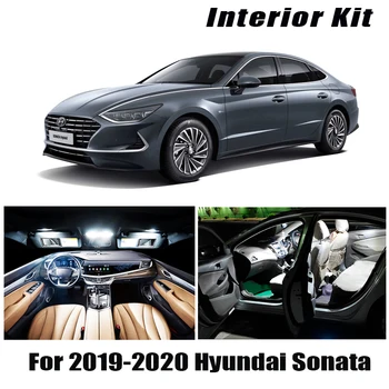 

11x Canbus Error Free LED Interior Light Kit Package for 2019 2020 Hyundai Sonata Car Accessories Map Dome Trunk License Light
