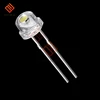 100Pcs 5mm Diode Straw Hat White Red Green Blue Yellow Purple Smd Smt Led Clear Super Bright Wide Angle Bulb 20000mcd Lamp ► Photo 3/6