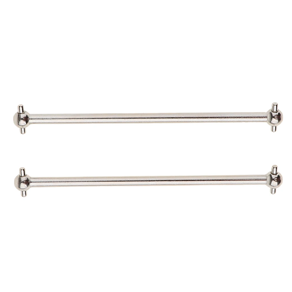 2Pcs 06061 80mm Dogbone Universal CVD Drive Shaft for HSP 94166 1/10 RC Cars