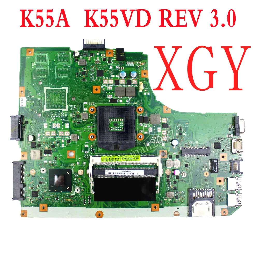 For ASUS k55a u57a Motherboard Mainboard k55vd 60-n89mb1301 motherboard