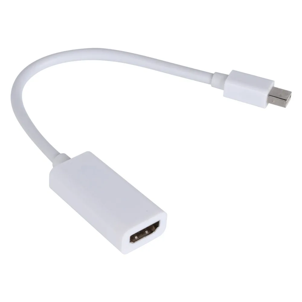 10 шт./лот высококачественный Мини дисплейный порт для интерфейса Thunderbolt DP к HDMI адаптер короткий кабель Шнур для Apple Mac Macbook Pro Air