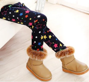 KSTDV Autumn Winter Girls Pants Velvet Thicken Warm Girls Leggings Kids Children Pants Girls Clothing For Winter 2-7years