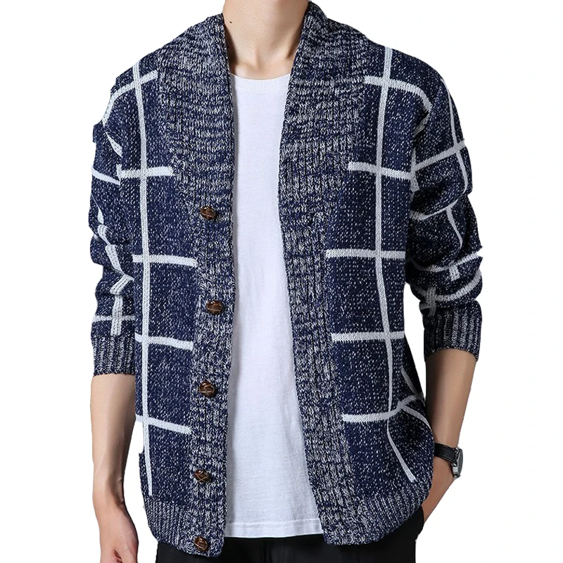 Brand New Men's Sweater Knitting Men Long Sleeve plaid Pullovers Slim Fit V-neck Coat Hooded Men Cardigan Sweater Clothes J964 Brand New Men's Sweater Knitting Men Long Sleeve plaid Pullovers Slim Fit V-neck Coat Hooded Men Cardigan Sweater Clothes J964