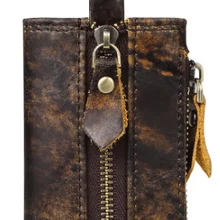 Новинка, винтажный держатель для ключей из натуральной кожи, унисекс, висящий на талии, автомобильный держатель для ключей, многофункциональный кошелек для монет из воловьей кожи, Porta Chaves D995