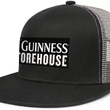 Guinness логотип для Для мужчин Кепка с плоским козырьком сетчатая обувь для отдыха в стиле ретро Кепка для гольфа