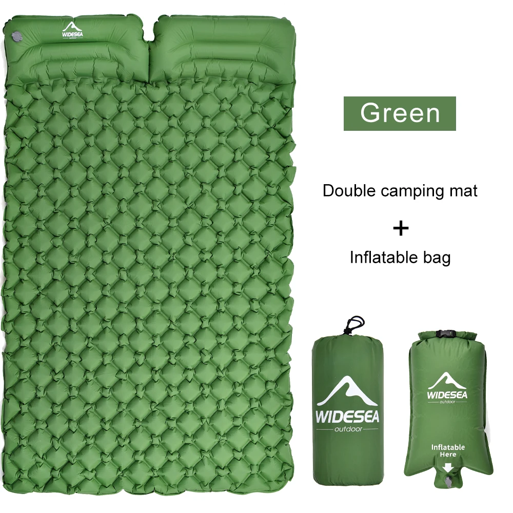 Double Inflatable Outdoor Mattress Inflatable Camping Bed Camping