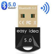 Usb adaptador bluetooth 5.0 receptor bluetooth 5.0 dongle transmissor de alta velocidade mini adaptador bluetooth usb para computador portátil