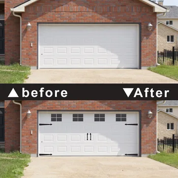 

1set Couch House Easy Install Window Handle Hinge Decorative Carriage Accents Faux Curb Appeal Magnetic Garage Door Hardware