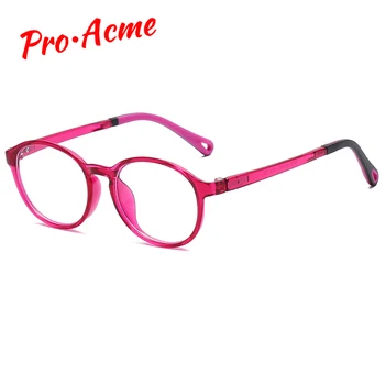 

Pro Acme Blue Light Blocking Glasses Kids Unbreakable Frame Computer Glasses for Boys Girls Age 3-15 UV400 Protection PC1726