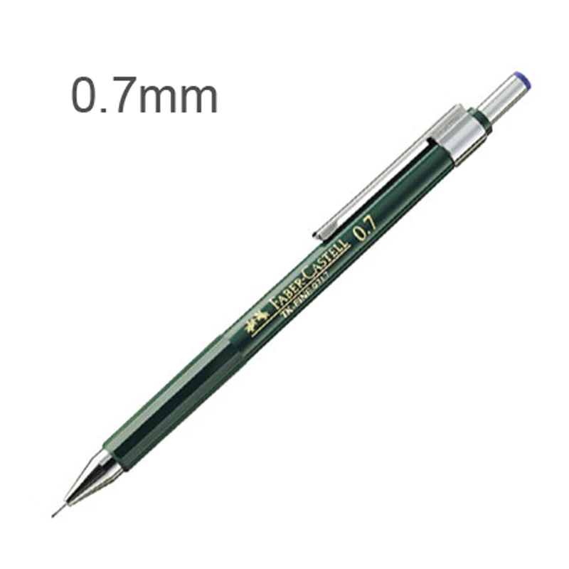 FABER-CASTELL автоматического карандаша TK-FINE 9713 0,3/0,5/0,7/0,9 мм Профессиональный рисунок студент письменный стол/активности карандаш 1 шт - Цвет: 0.7mm 1Pcs