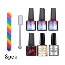 3D Блестящий магнитный Набор лаков для ногтей, очаровательный Гель-лак для ногтей кошачий глаз, модный сексуальный женский УФ светодиодный гель кошачий глаз, аксессуары для ногтей