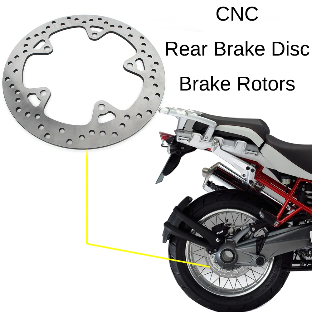 

For BMW R1200GS ABS 2004-2012 R1200 R 1200 GS adv Adventure Motorcycle CNC Rear Brake Disc Brake Disk Rotor Stainless Steel