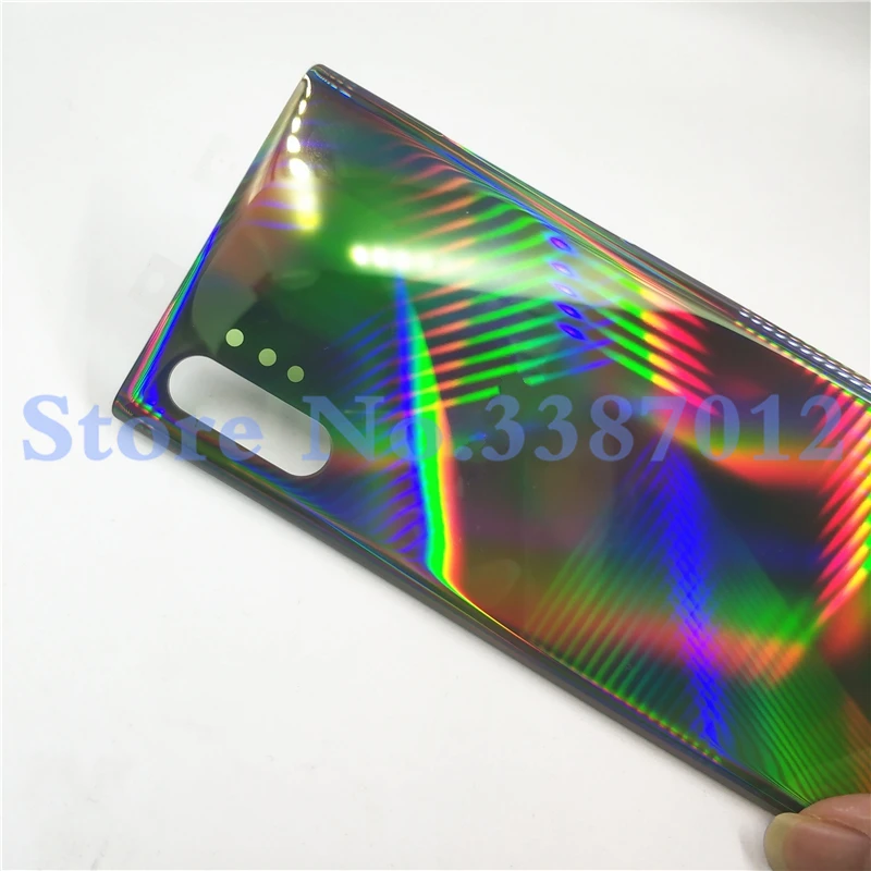 Новинка, для samsung Galaxy Note 10, крышка батареи, задняя крышка, корпус, задний Чехол для Note 10 Plus, стеклянная крышка батареи+ клейкая наклейка