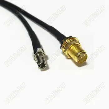 

50x RP-SMA Female Jack to TS9 Male Plug Straight Pigtail Coax Cable RG174 ZTE Huawei WIFI Antenna 15cm/30cm/50cm/1M/2M Or Custom