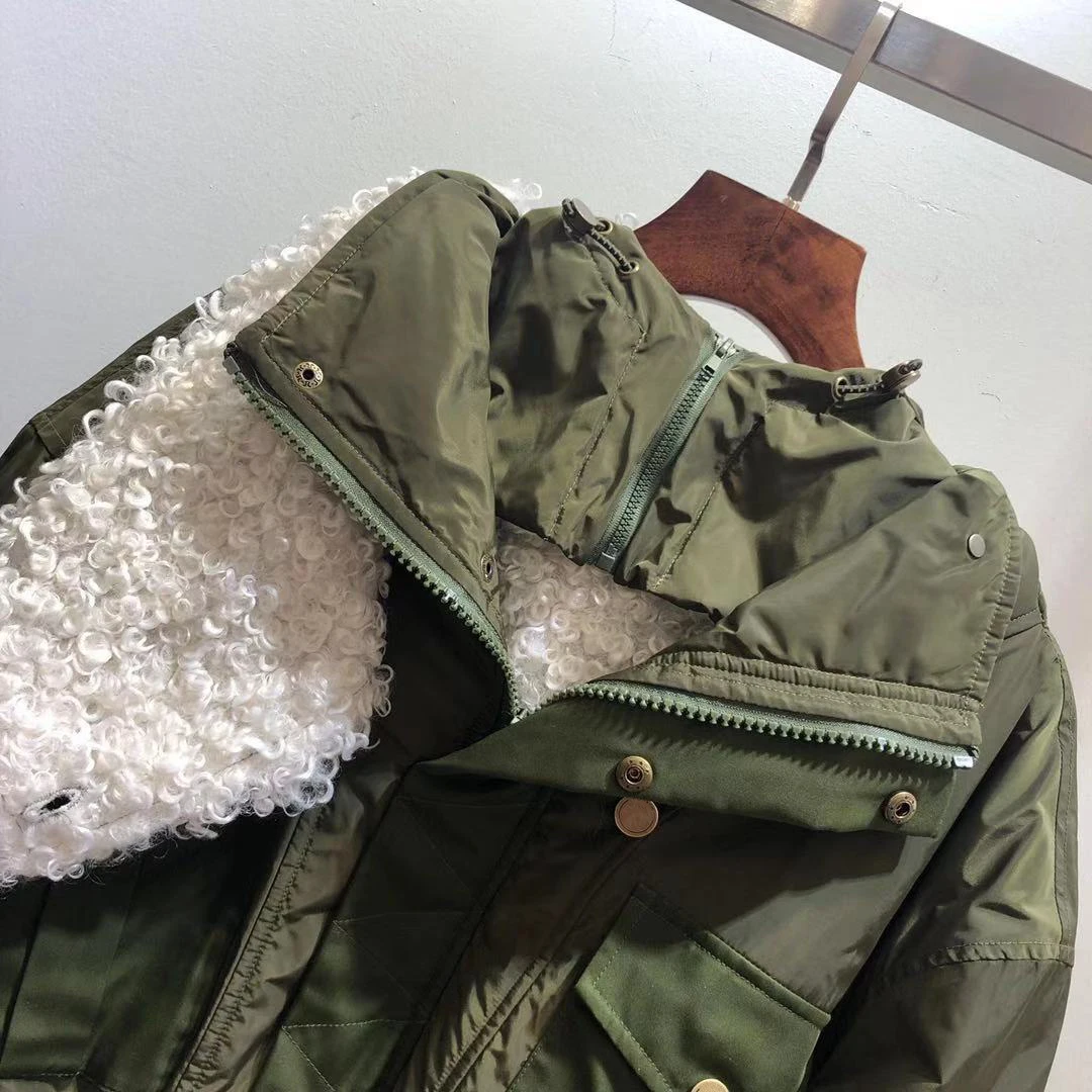 Новое Женское высококачественное модное хлопковое короткое пальто с длинными рукавами и капюшоном 1024